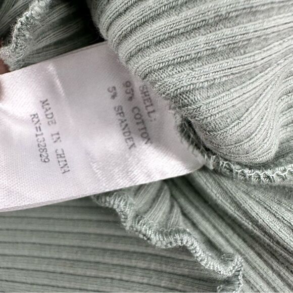 superdown Sandra One Shoulder Top Sage Green Size XS - Picture 9 of 13